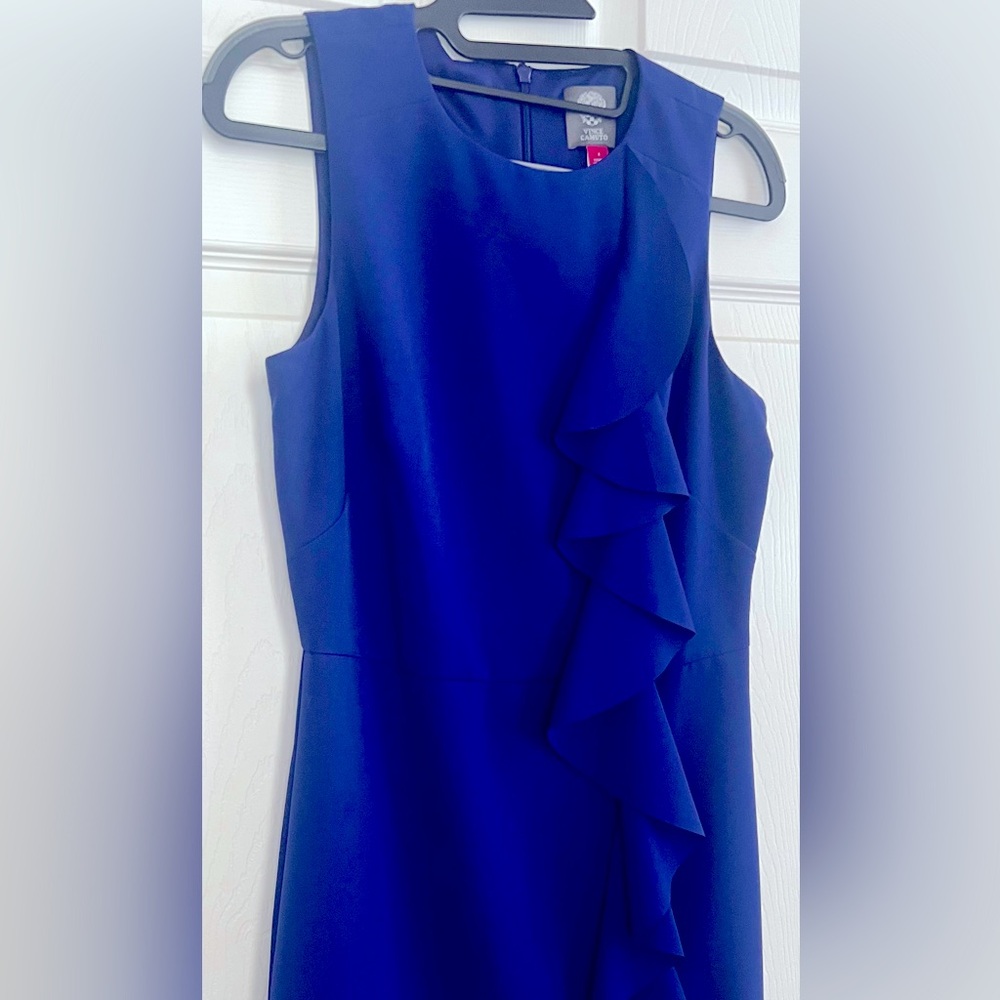 Vince Camuto Royal Blue Sleeveless midi dress